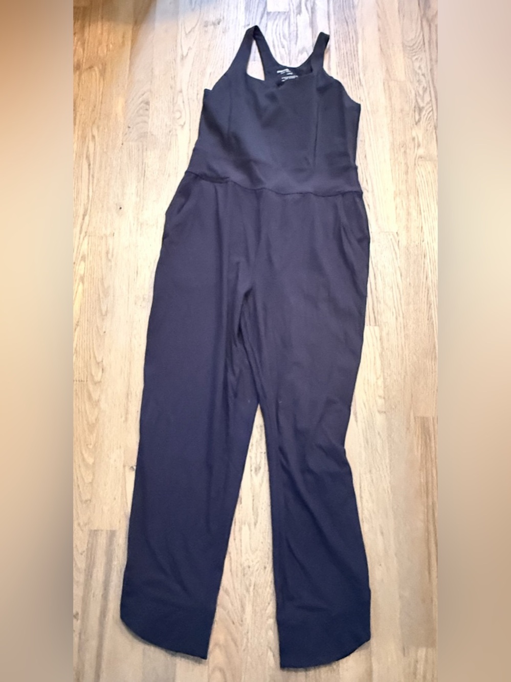 Spiritual Gangster Black Sleeveless Jumpsuit Onesie Large NWOT